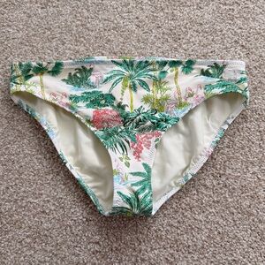 Vineyard Vines Tropical Palm Print Girls Bikini Bottoms Size L (14)